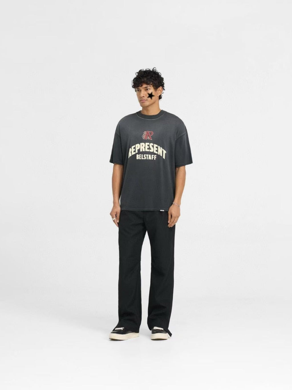 Represent X Belstaff Flame Phoenix T-Shirt