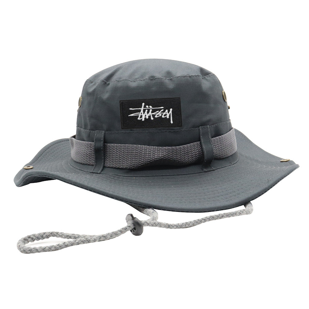 Stussy Hat Men's and Women's Summer Breathable Sun Hat Outdoor