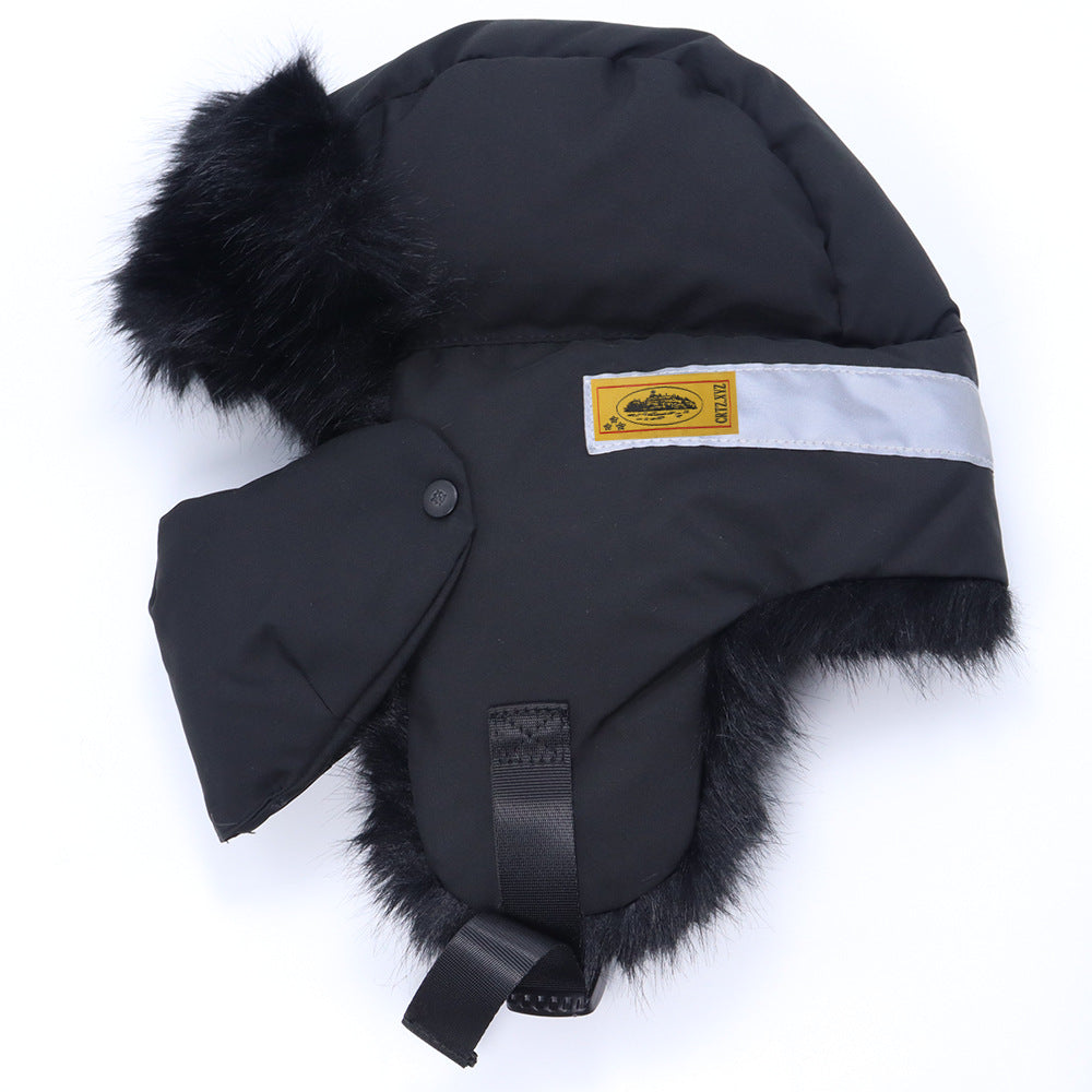 Stussy Hat Warm Lei Feng Hat Women's Winter Outdoor Skiing Cold Cycling Hat