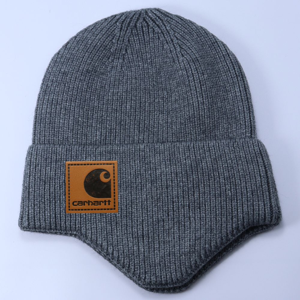Stussy Hat Winter Knitted Hat Men's and Women's Warm Ear Protector Outdoor Wool Hat